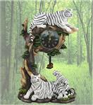 WTD30859 The Magic Hour White Tiger Clock